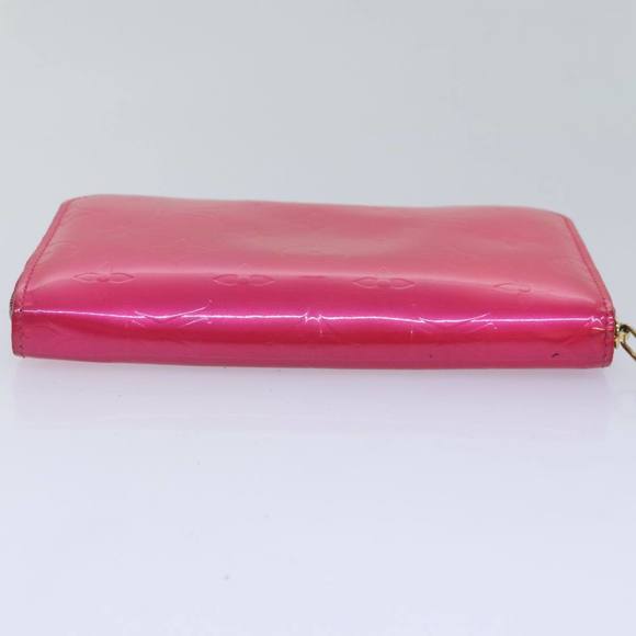 LOUIS VUITTON Monogram Vernis Eldridge Wallet Fuchsia Pink M91240 LV Auth 93651 - Picture 4 of 16